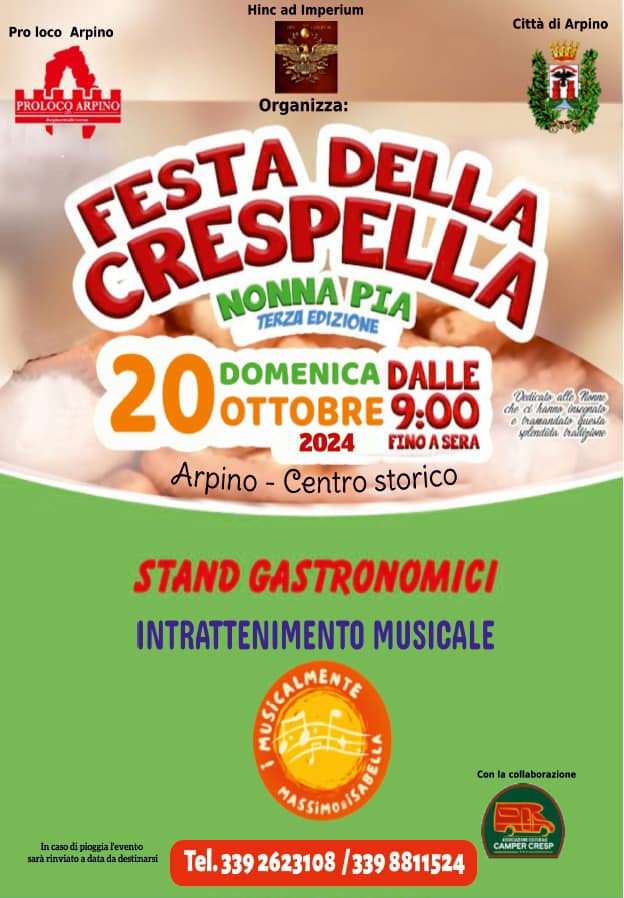 Arpino festa crespella 2024